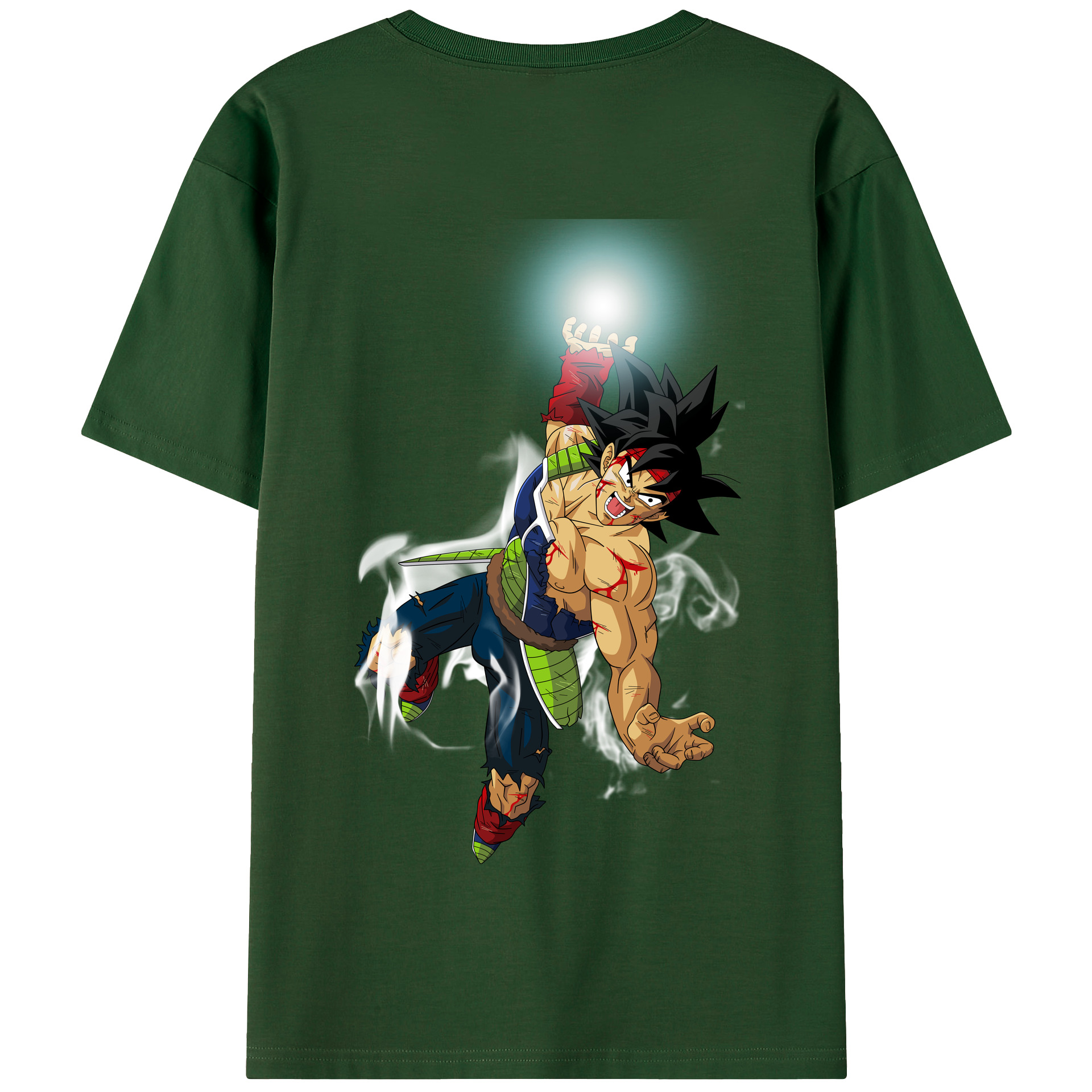 （画像用） ドラゴンボール バーダック DRAGON BALL Burdock 綿100％半袖Tシャツ（背面プリント）